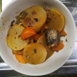 さば味噌煮缶で作る☆大根煮